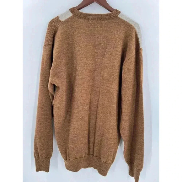 VINTAGE Lou Graham Refined V Neck Geometric Sweater Measures Size LARGE EUC - Picture 6 of 9